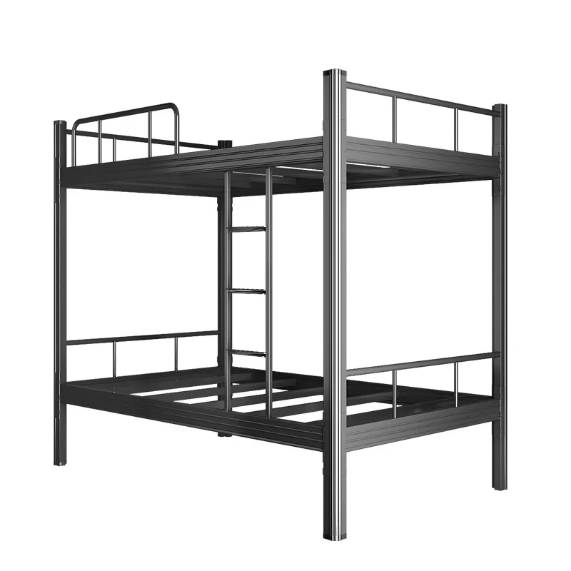 

Upper and lower bunk beds Iron High and low Student dormitory Staff