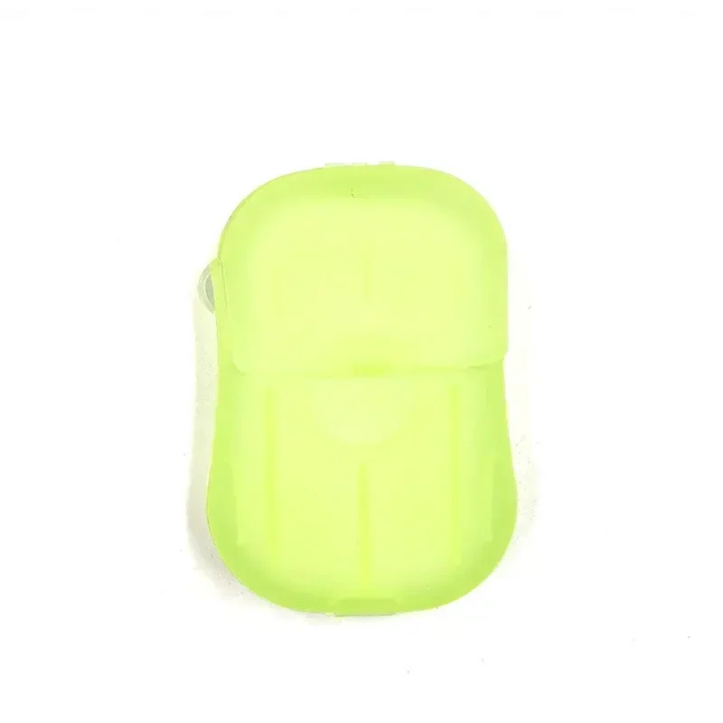 Outdoor travel disposable soap tablet box soap paper Portable hand washing tablet Small soap tablet mini sheet