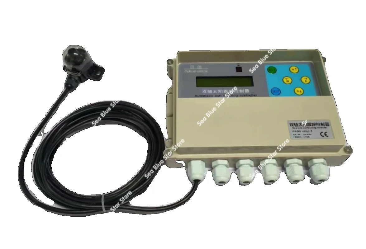 Wind speed dual axis sun tracking controller foreign trade special light control dual axis sun tracking control