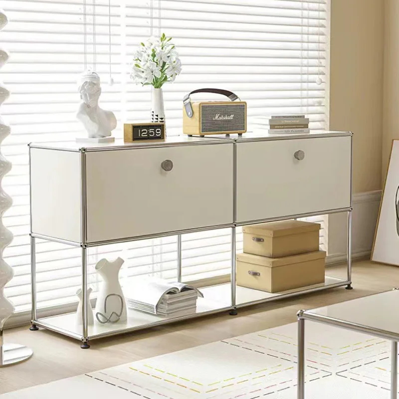 Modular combination Homestay creative locker Modern simple cream style side cabinet