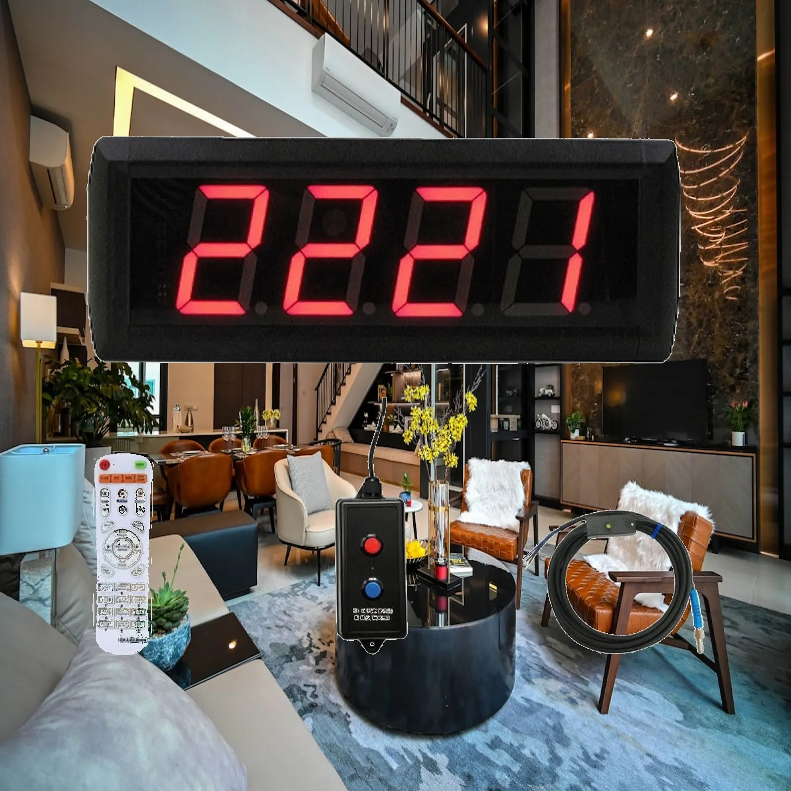 Scoreboard Digital - لوحة نتائج رياضية من سبائك الألومنيوم،