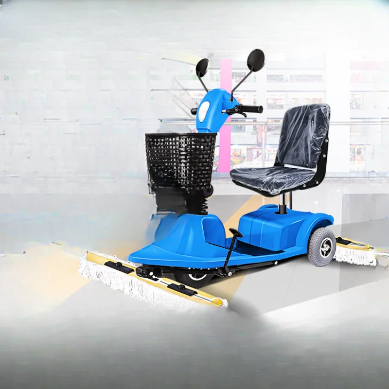 Drive-on electric tractor factory dust cart high-speed rail airport hotel supermarket hospital cleaning truck