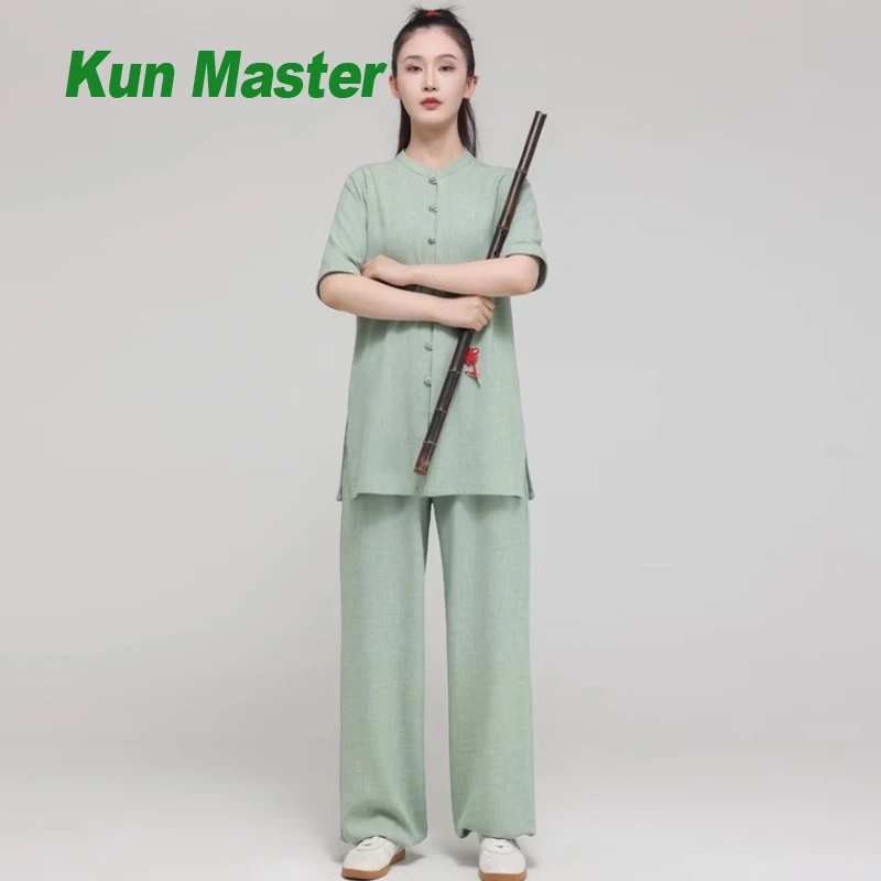 

Women's Tai Chi Suit Kung Fu Uniform Chinese Martial Arts Clothing Loose Fit Fluid Drape Breathable & Comfortable