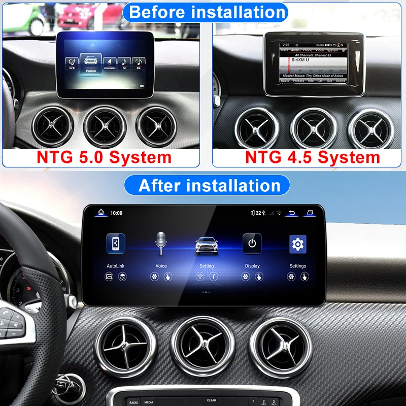 For Mercedes Benz A class W176 GLA-X156 CLA-C117 2013-2019 12.3