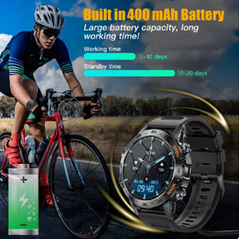 Smart Watch Bluetooth Call For UMIDIGI C1 Max, G1 Max  OPPO A54 A74 Men Women Wireless Charging Custom Watch Face Heart Rate