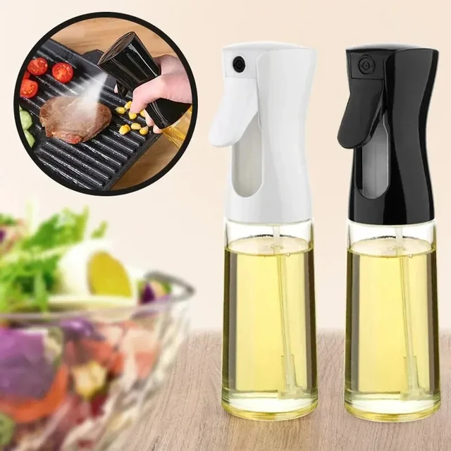 1szt 200ml/300ml Butelka z rozpylaczem oleju Kuchnia Gotowanie Dozownik oliwy z oliwek Kemping BBQ Pieczenie Ocet Sos sojowy Pojemniki z rozpylaczem