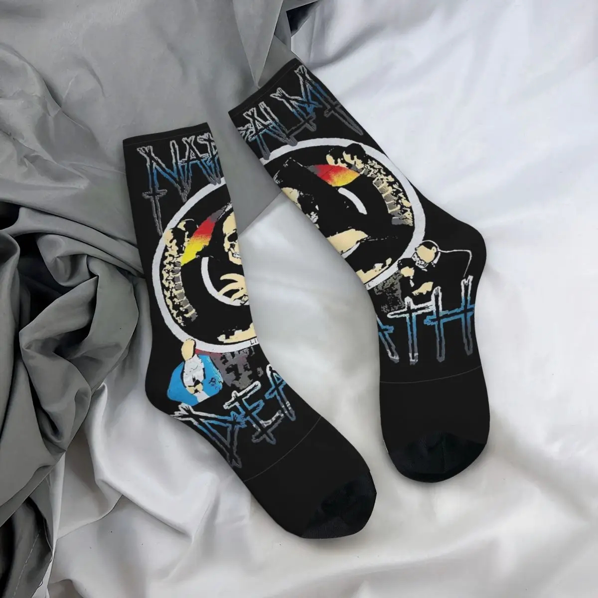 Casual Men Women Socks Napalm Death Heavy Metal Band Merch Warm Graphic Socks All Season