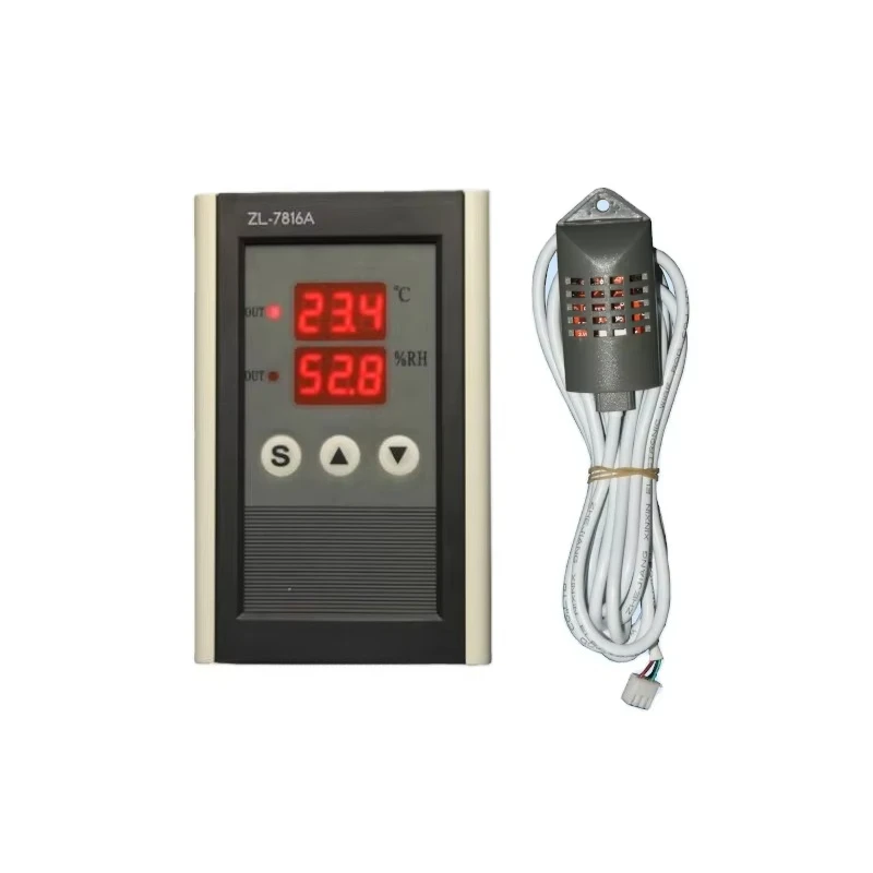 

ZL-7816A, 12V, Temperature and Humidity Controller, Thermostat Temperature and Humidity Regulator