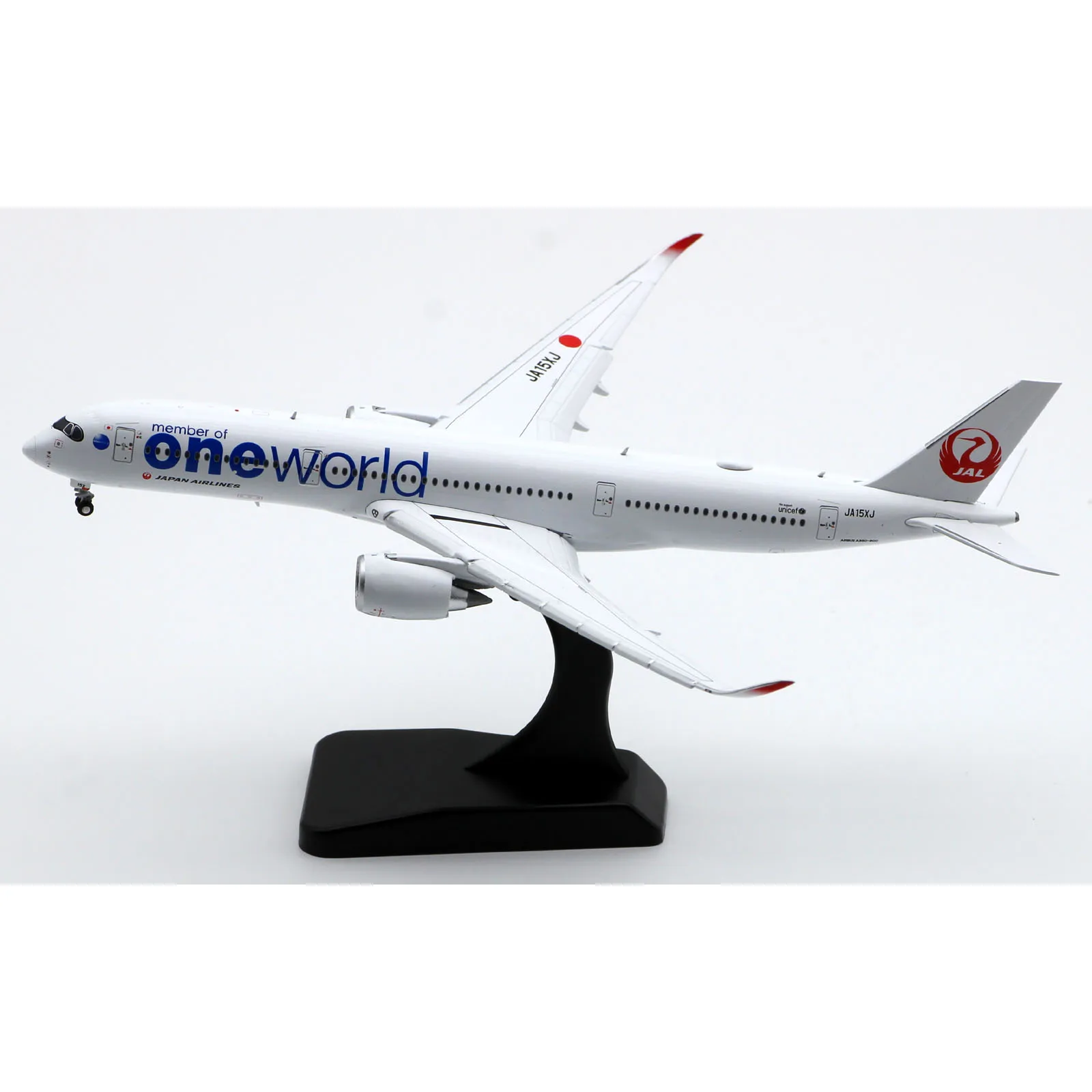 SA4003A سبيكة تحصيل طائرة JC أجنحة 1:400 اليابان طيران JAL ايرباص A350-900XWB دييكاست طائرة نموذج JA15XJ رفرف أسفل