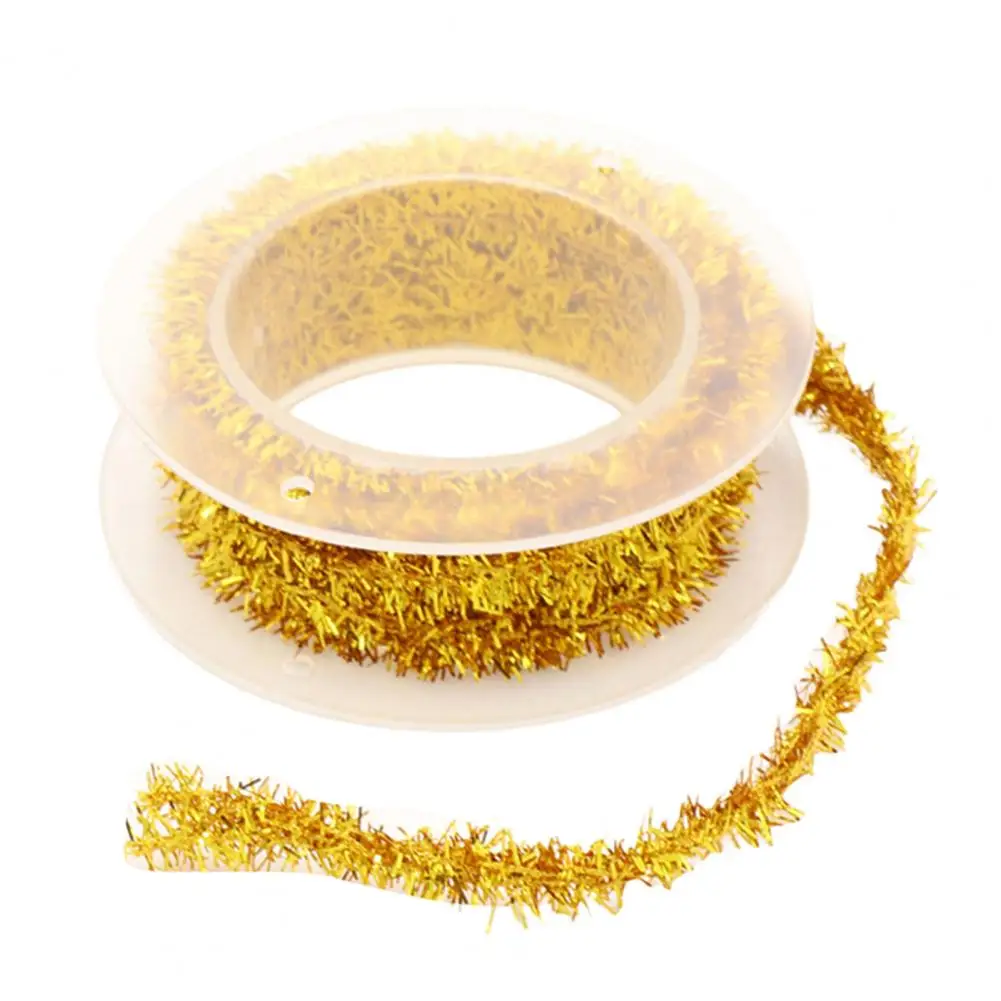 

Blingbling Wire Ribbon Festive Christmas Tinsel Ribbon for Diy Craft Xmas Tree Decoration Multi Color Metal for Flexible for Diy
