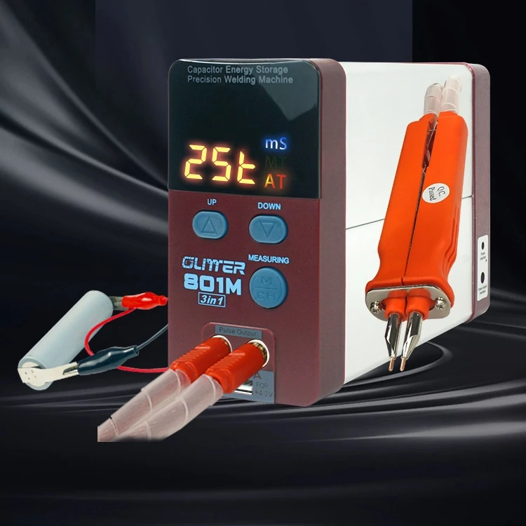 11,6 kW 801 m Punktschweißgerät unterstützt Nickelstreifen und DIY-Powerbank-Herstellung für stabiles 0,3-mm-Nickelschweißen