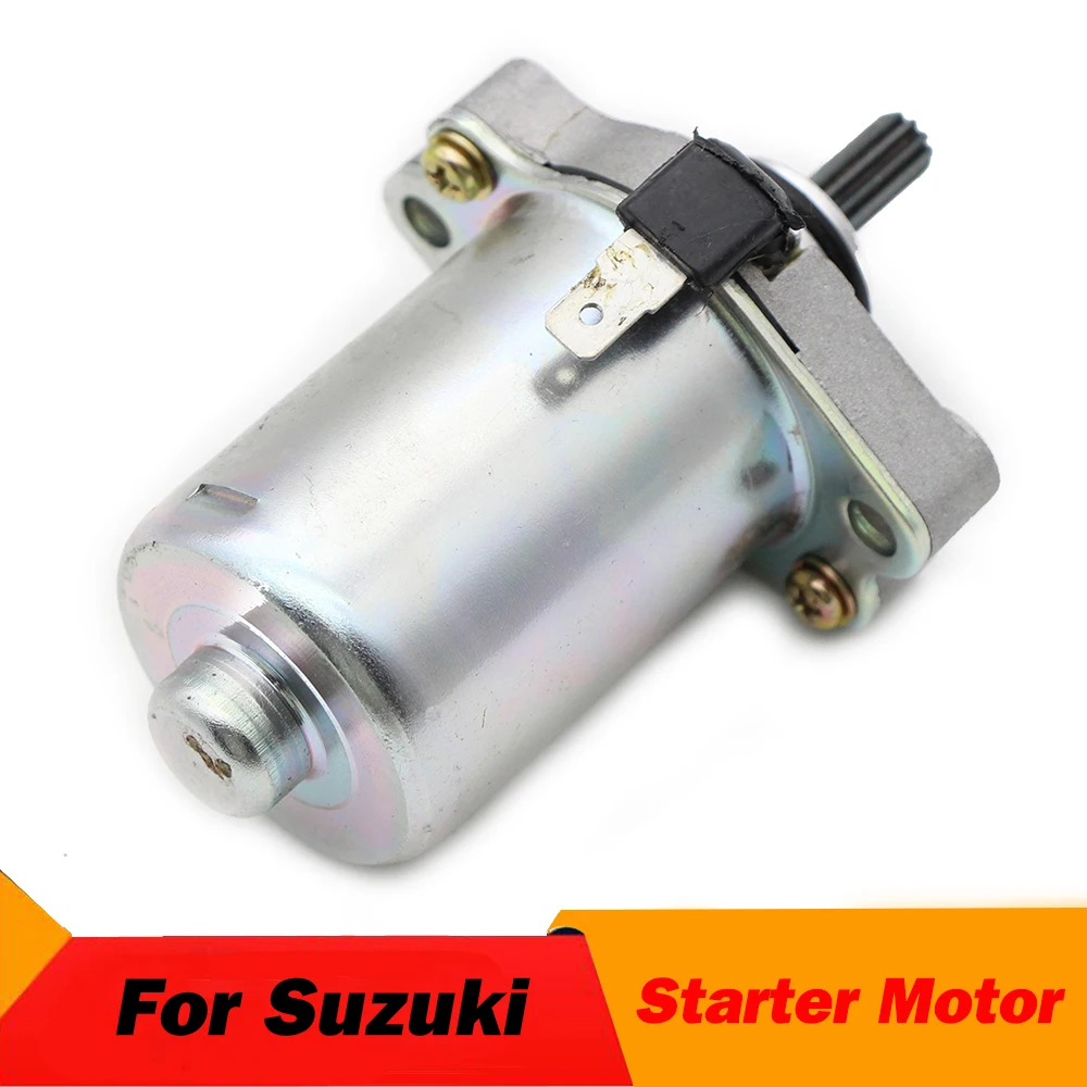 Motorcycle Starter Motor For Suzuki 31100-36C01 AD50 Address AE50 Hi-UP 31100-36C02 For Aprilia  AP2QCA000041 Habana 50 SR50LC