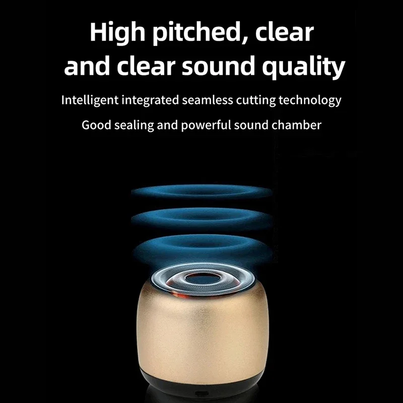 M1 Mini Bluetooth-luidspreker Draagbare stalen kanon Metalen draadloze Bluetooth-subwooferluidspreker