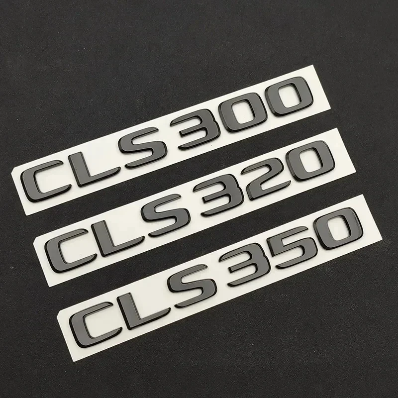 Car Trunk Letters Badge Stickers For Mercedes W218 W219 CLS 63 220 250 260 300 320 350 400 450 500 Auto Sticker Logo Accessories view 3