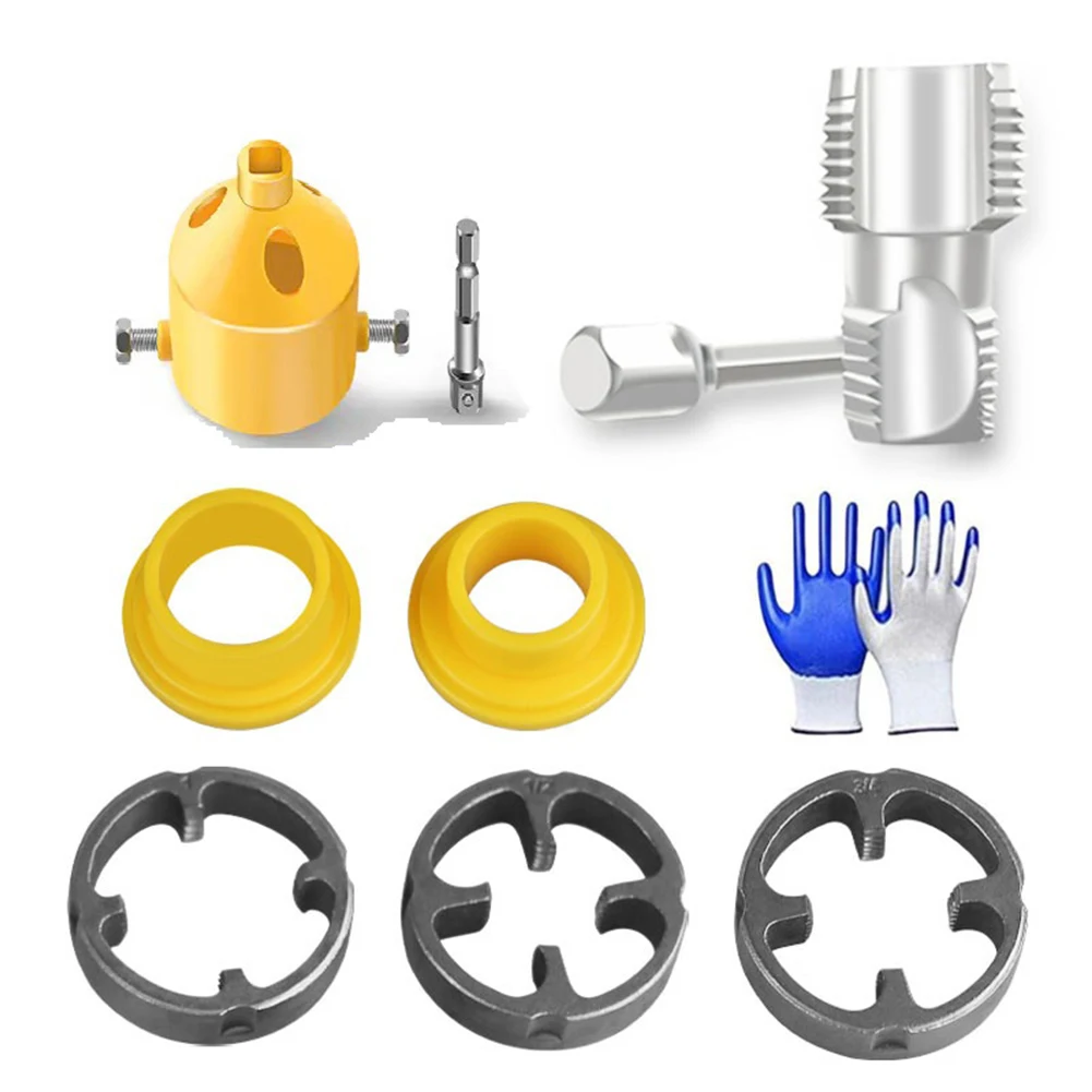 Dual Compatibility Electric Hole Opener Tool Set Featuring For Easy Switching Between Sizes for Plumbing Tasks