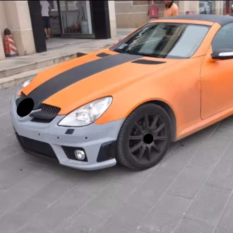 Resin Front Bumper For Mercedes Benz SLK-Class R171 04-10 Modified Rear Bumper Side Skirt Body Kit Surround Car Accessories