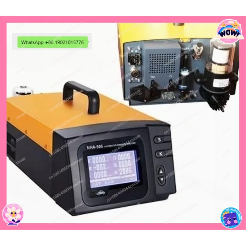 NHA-506 Portable Vehicle Exhaust Gas Analyzer Five Gases HC/CO/CO2/O2/NO Concentration Universal Emission Detector