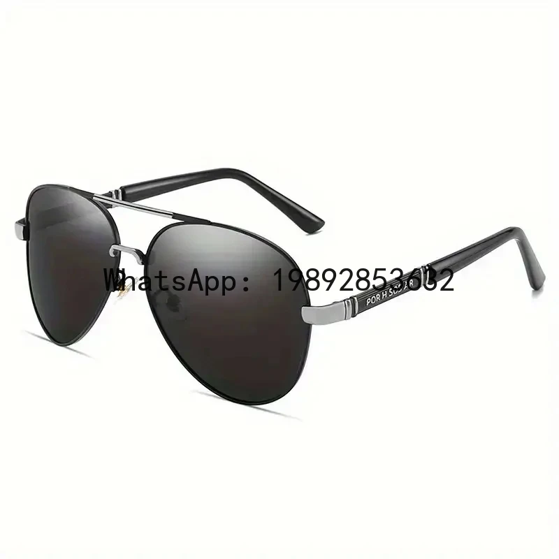 

Polarized Sunglasses Men Metail Frame Quality Sun Glasses Brand Design Male Glasses Fishing Driving Goggles UV400