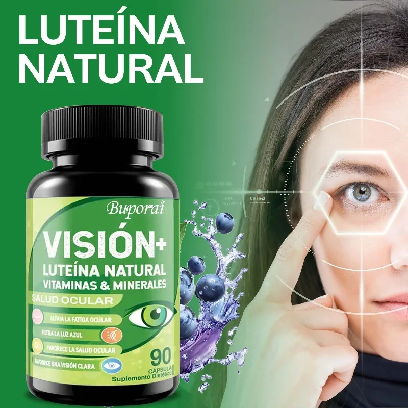 

90 капсул лютеина снимают усталость глаз, здоровье сухих глаз и зрений, предотвращает синий свет, предотвращает близорукость