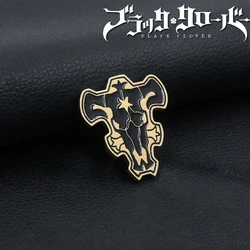 Anime Black Clover Enamel Pins Brooch Asta Black Bull Metal Badge Brooch for Women Men Lapel Pin Jewelry Gift