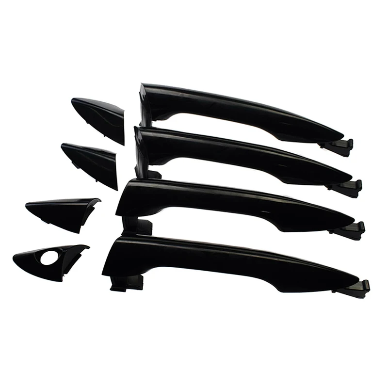 

1 Set Black Plastic Car Exterior Door Handle 82651-3X000 Fit for Hyundai Elantra Value Edition Coupe GL GLS GS SE 82661-3X000