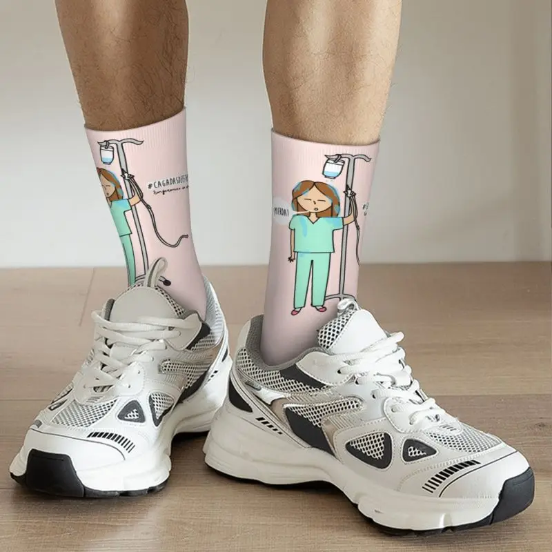 Calcetines con estampado 3D para hombre y mujer, medias cómodas y cálidas con estampado 3D, Unisex