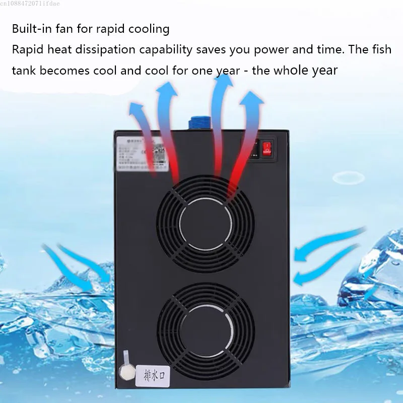 مفاجأة السعر حوض السمك تبريد خزان الأسماك الثلاجة المياه العذبة مياه البحر 160L ضاغط التبريد مبرد المياه الطاقة #5