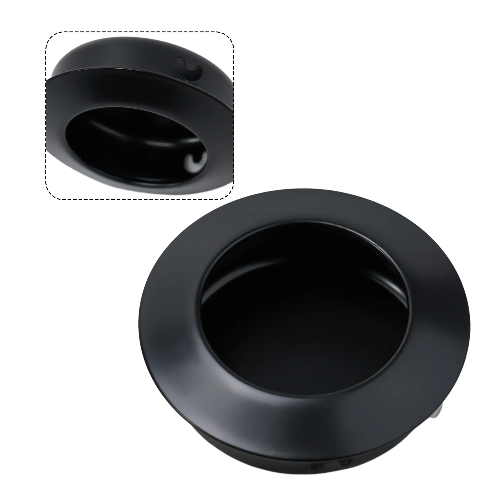 مقابض أبواب منزلقة من الفولاذ المقاوم للصدأ ، تدفق مخفي ، إدخال إصبع ، سحب الخزانة ، الدرج ، أجهزة الأثاث ، 6 *