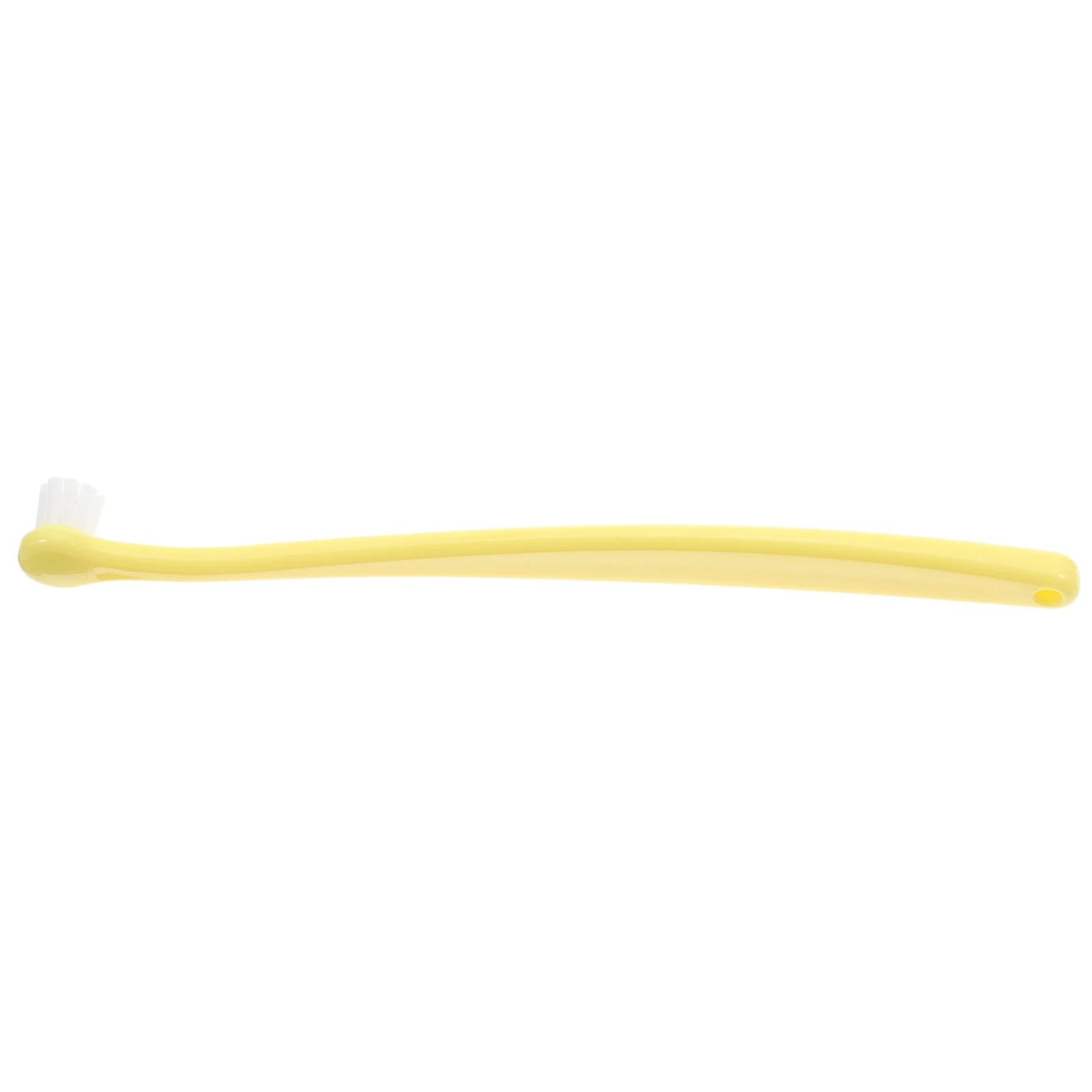 

Pet Toothbrush Small Dog Puppy Cat Brushing Kit Bath Supplies Yellow Soft Dental Teeth Cleaning Tool Deep Mouth Supply