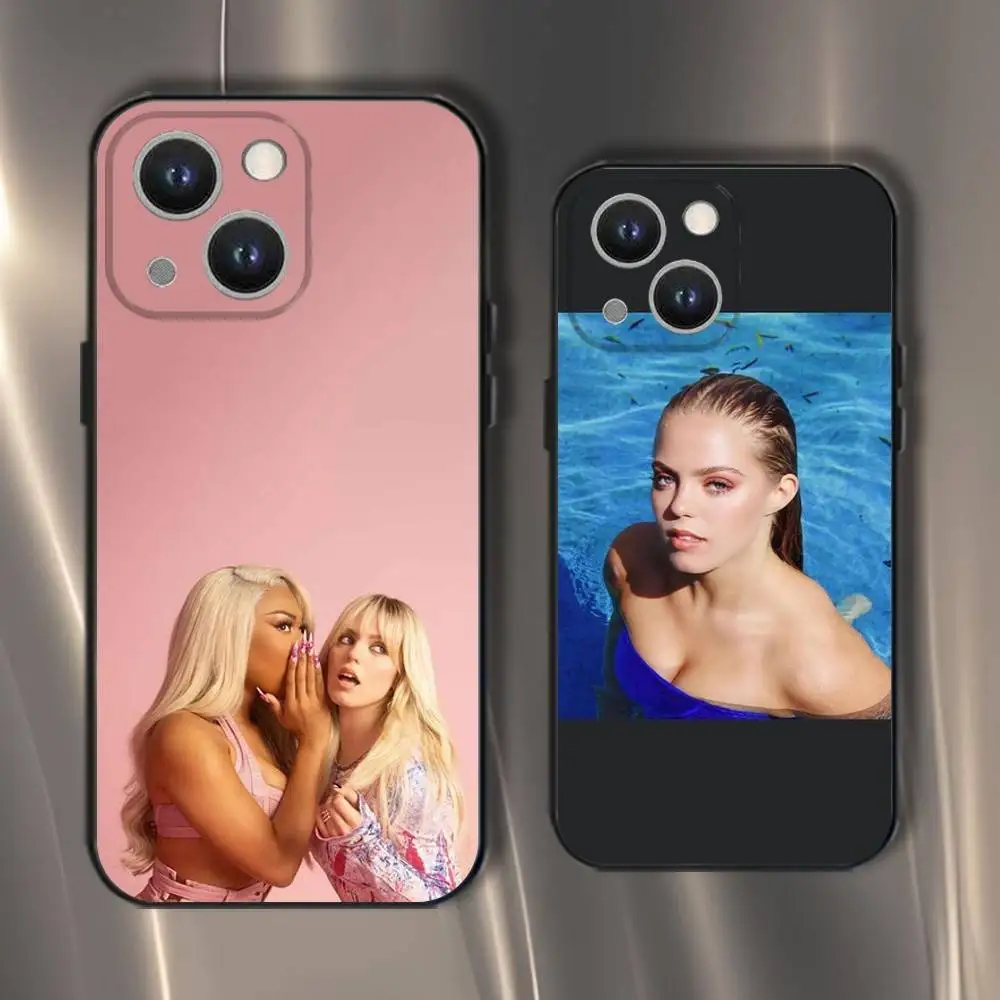 

R-Renee Rapp Not My Fault Phone Case For iPhone 16,15,14,13,12,11,Pro,XS,Max,XR,Plus,E,SE4,Mini Black Soft Cover