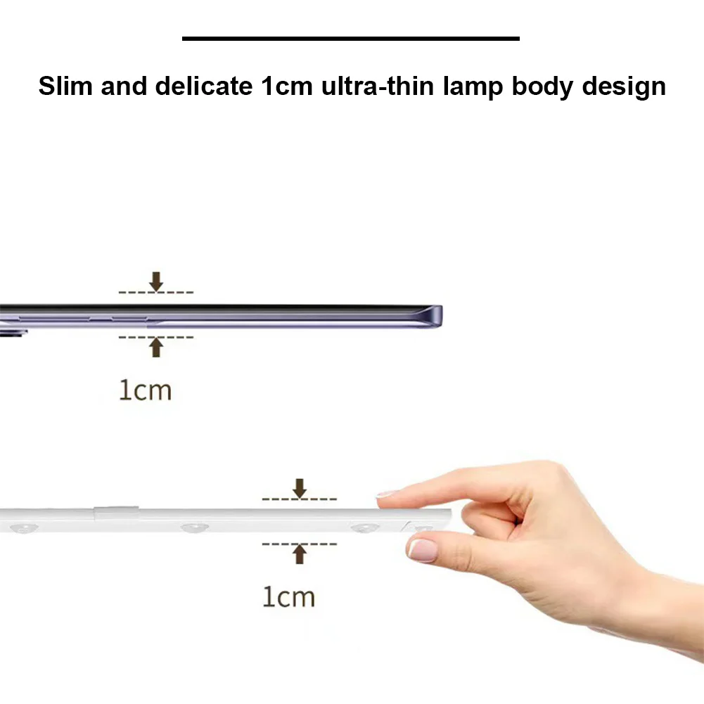 

Беспроводной светильник под шкаф с 4 светодиодами, перезаряжаемый, для кухни и спальни