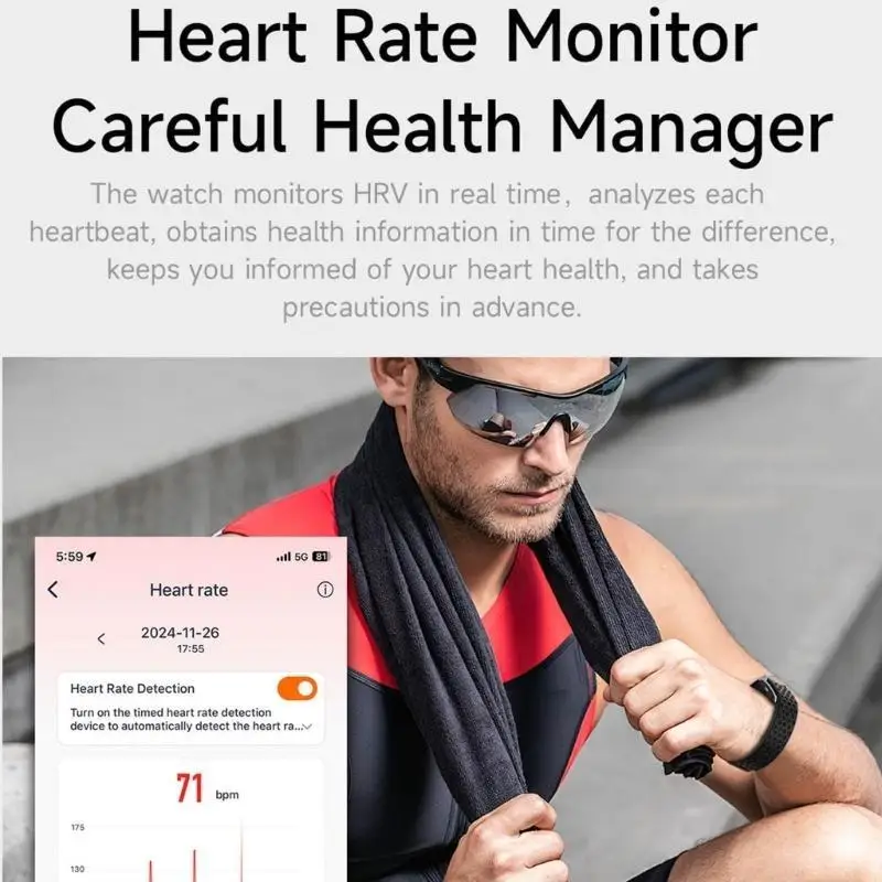 B03F Strong Silicone Sports Band with Enhances Heart Rate Sensors & Long Service Battery Activity Trackers for Gym Event