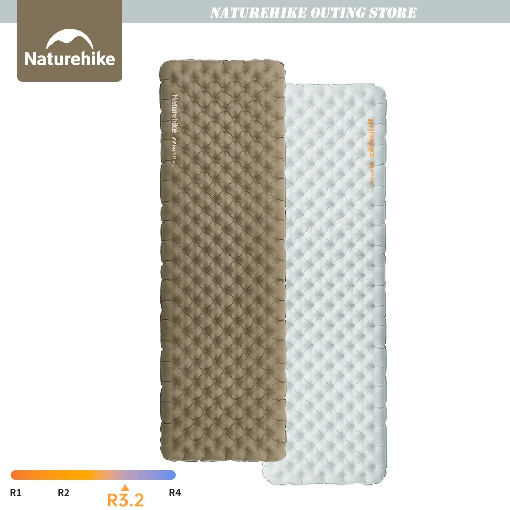 

Naturehike R3.2 Ultra-light Inflatable Cushion Portable Without Inflatable Bag Outdoor Camping Mat Suit 1/2 Person Sleeping Pad
