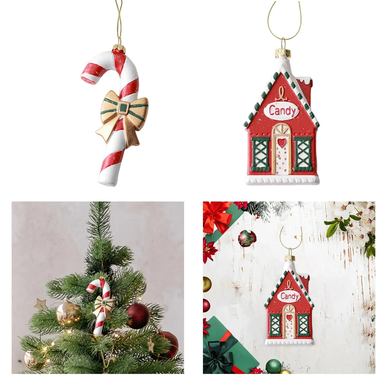 Christmas Ornament Decorative Xmas Decor Pendant Drop Christmas Tree Decoration for Indoor Malls Wreath Garland New Year Holiday image 3