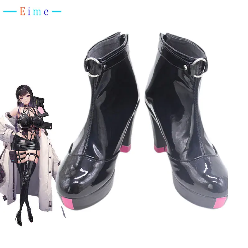 Nikke a deusa da vitória mihara cosplay sapatos botas cosplay halloween carnaval adereços plutônio sapatos feitos sob encomenda