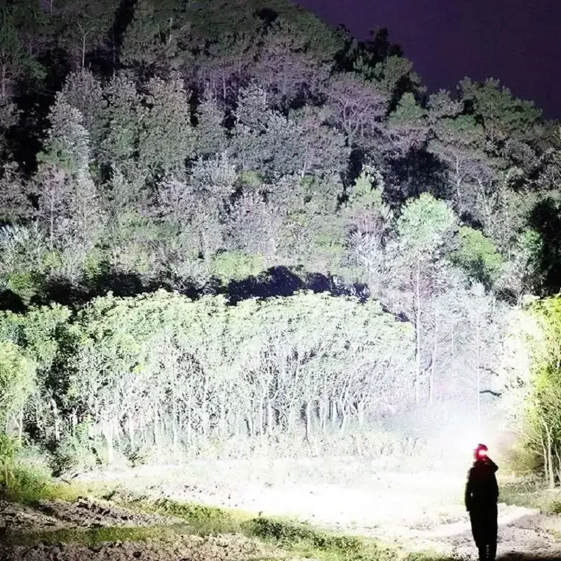 2025 強力なヘッドライト XHP360 ヘッドランタン超高輝度充電式ランプ 3 モード屋外緊急ライト釣りキャンプ用