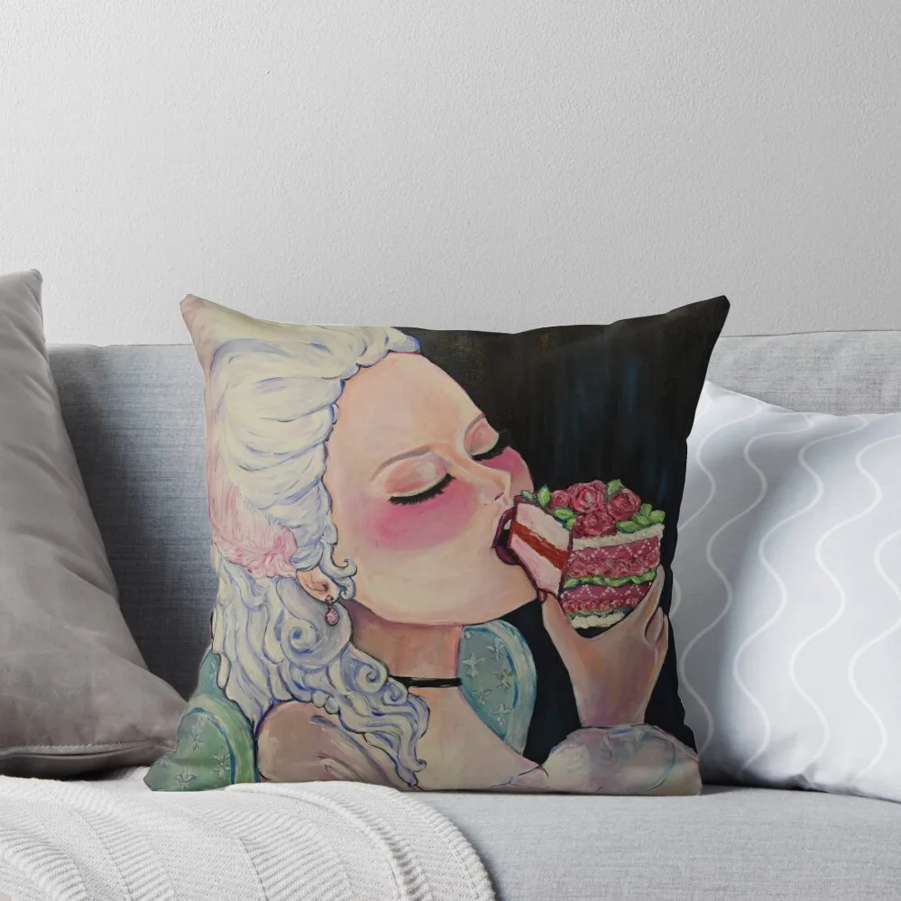 

Let them Eat Cake Throw Pillow sleeping pillows pillow cover luxury Christmas Cushion For Home pillow