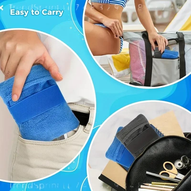 Summer Beach Sand Removal Tool Kit with Sand Bag Gloves and Brush for Outdoor Vacation Cleaning Available in 4 Colors view 5