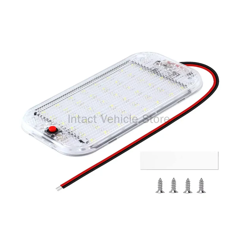 1-6 Stuks Led Paneel Licht Auto Interieur Leeslamp Hoge Helderheid Cabine Verlichting Voor Bestelwagen Rv Boot Camper Verlichting Strip 12V-24V