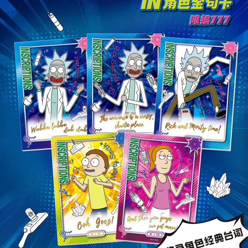 

Official KAYOU Rick and Morty Infinite Universe Series Collectible Cards Anime Themed Rare Foil Trading Cards Gift for Anime