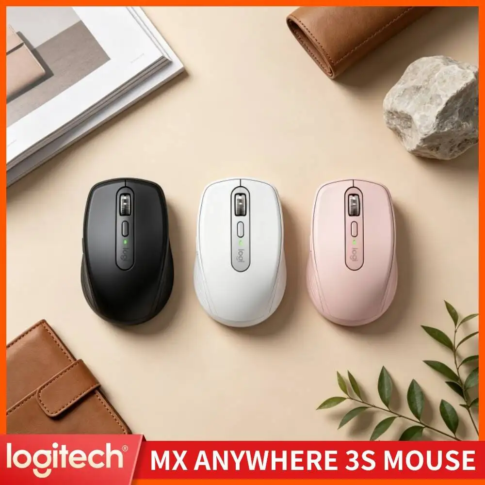 Durable MX Anywhere 3S - 8000 DPI, Hyper-Scroll, Silent Click, Ideal for Hardware Freelance Designer & Travel Work