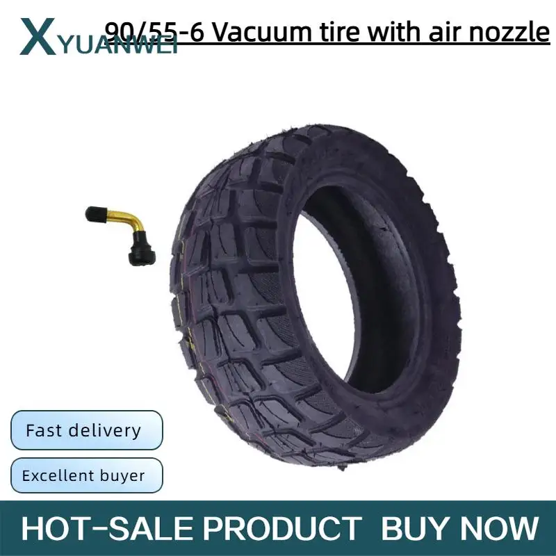 

TUOVT 10 inch 90/55-6 off-road vacuum tire electric scooter 90/55-6 personalized tubeless tire