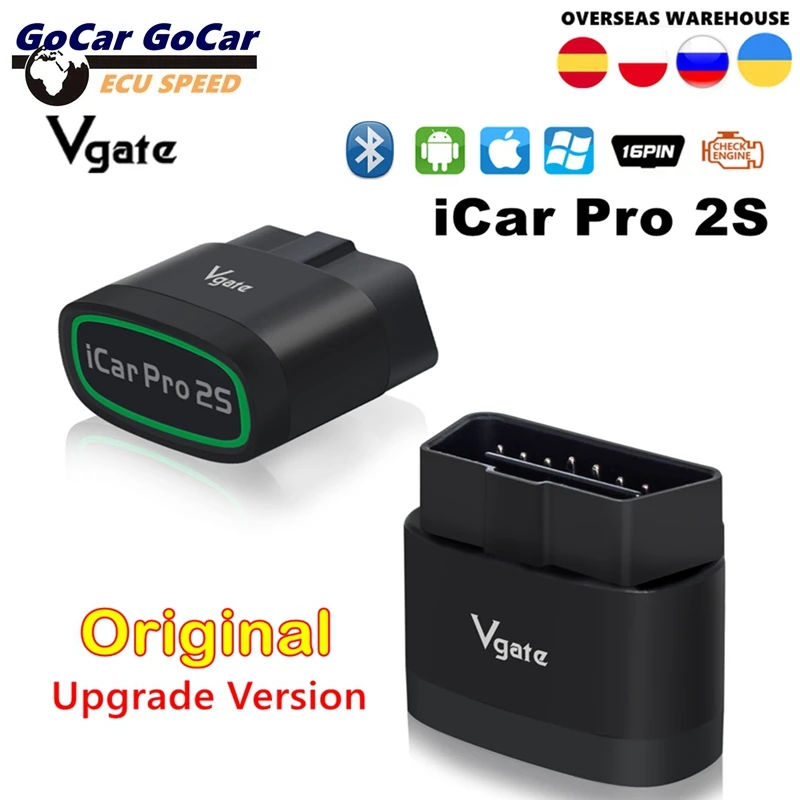Vgate ICar Pro 2S Bluetooth für Android/iOS/PC OBD2 Auto-Diagnosegerät Verbessertes OBD2 V2.3 Auto-Scanner