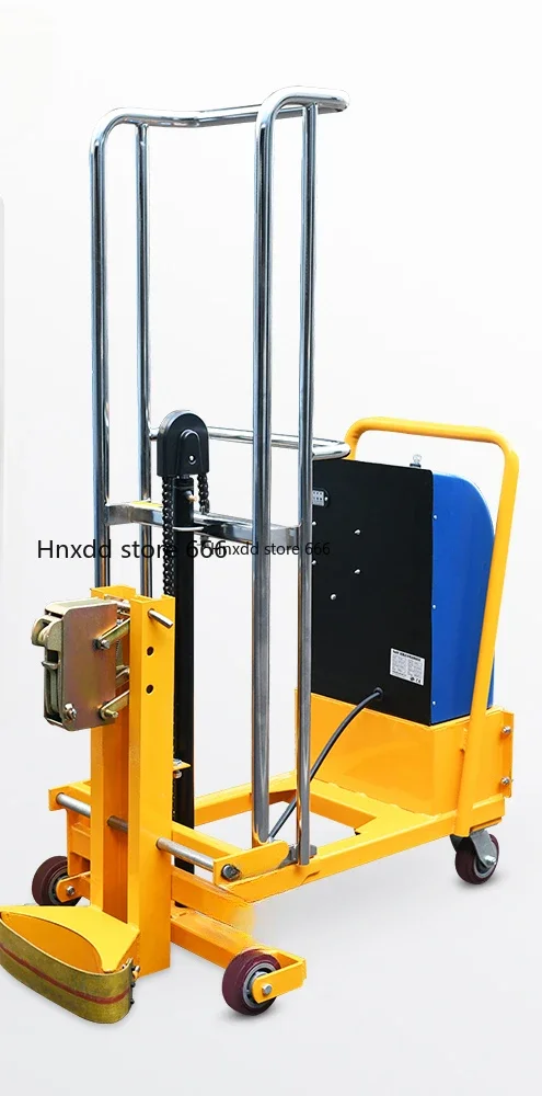 Balanced heavy oil drum stacker, unloading and lifting truck