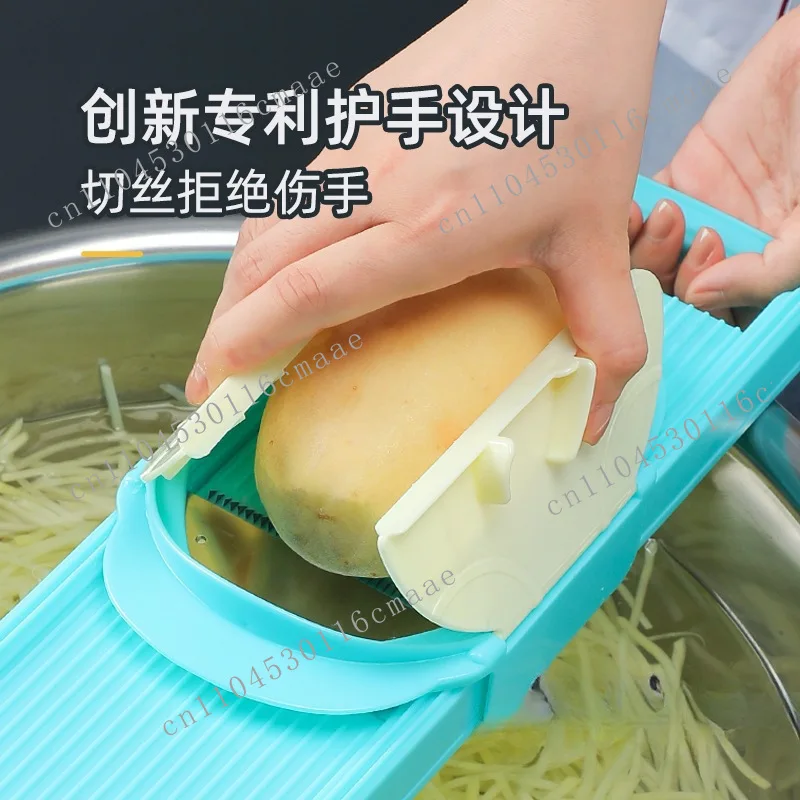 Shredder, commercial hotel, Longjiang multi-functional hand guard, potato shred, grate, and chop