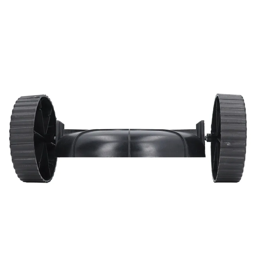 Durable Plastic String Trimmer Wheel Adjustable Round Lawn Trimmer Wheel Universal Quick Installation Trimmer Auxiliary Wheel