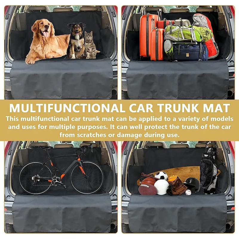 Imagem -04 - Impermeável Car Travel Trunk Mat Seat Cover para Cães Cargo Liner Universal Fit Outdoor Pet Dog Carrier Suv Sedans Vans Tamanho Grande