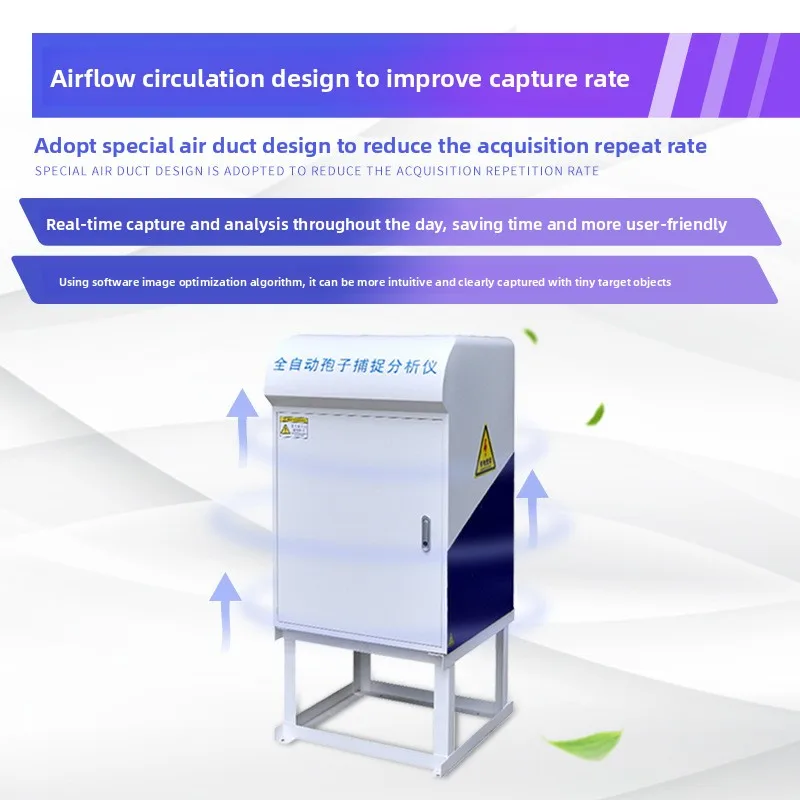 Intelligent automatic spore capture detector, remote camera detection