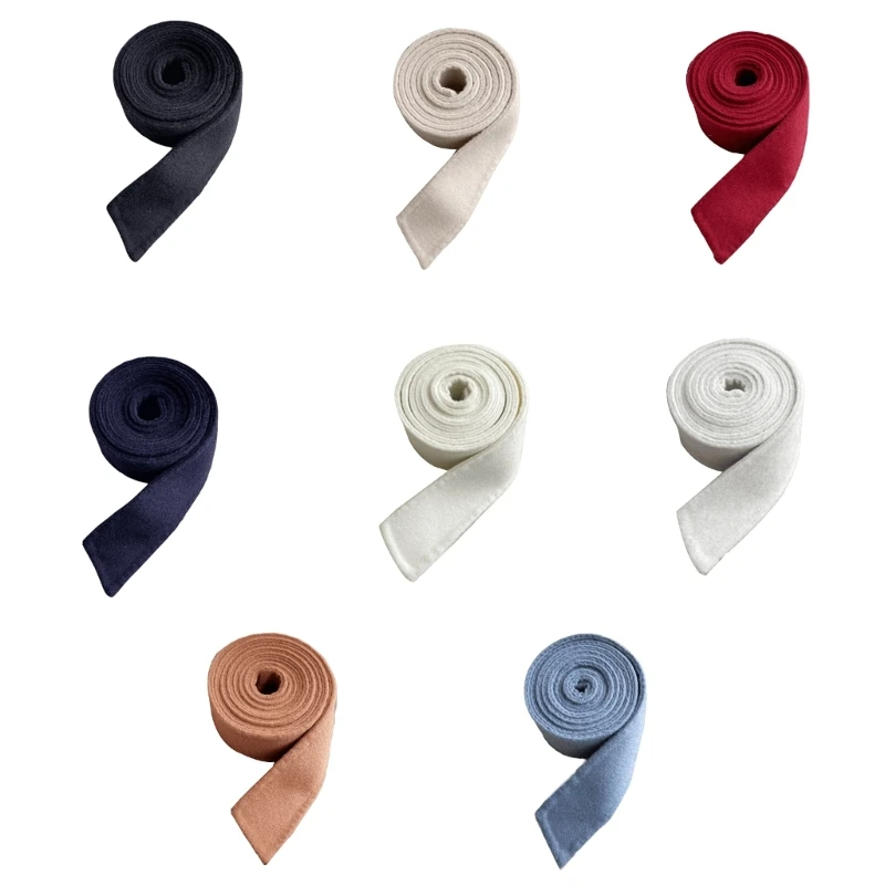 ทนทานเข็มขัดเอวผู้หญิงเสื้อขนสัตว์เข็มขัดแปรงตุ๊กตาตกแต่งความยาวปรับเสื้อรัดตัวสองด้านเข็มขัดเอว