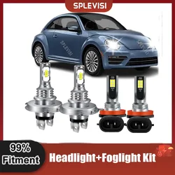 Car LED Headlight Headlmap H4 Hi Low Beam H11 Foglamp Replace For VW Caddy MK4 2015-2020 Beetle 2011-2019 Polo 6R 2009-2018